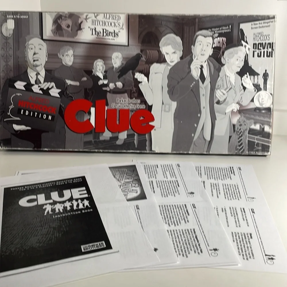 Alfred Hitchcock Clue game - Picture 6 of 9